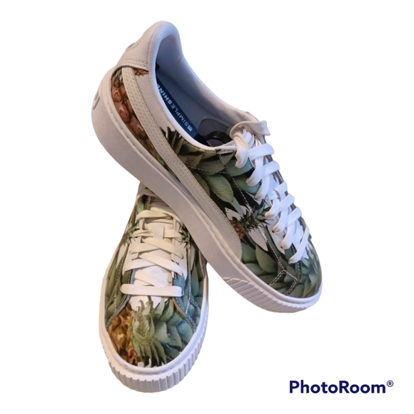 PUMA BASKET PLATFORM PINEAPPLE PRINT - Picture 3 of 11